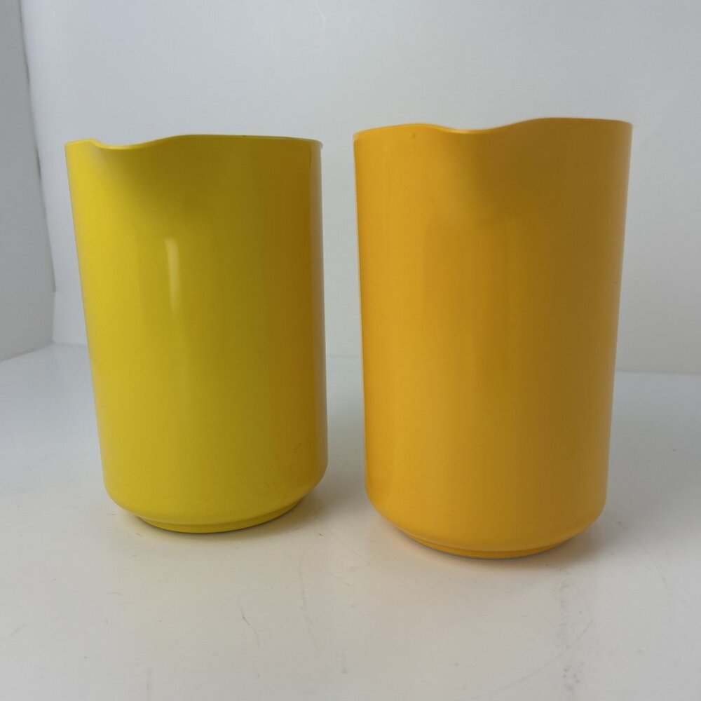 2 Rosti Melamine Pitcher Midcentury Modern Danish Design Utensil Holder 6.5" 1L
